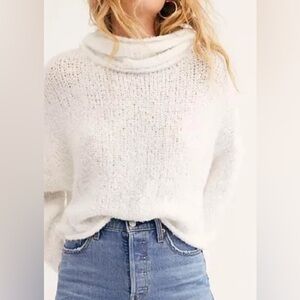 FREE PEOPLE BFF Cowl Neck Oversized Sweater | Small oversized